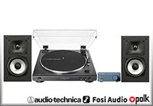 AudioTechnica AT-LP60X + Fosi V10G + Polk XT15
